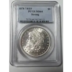 1878 7/8TF $1 Strong