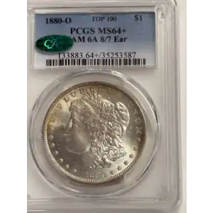1880-O $1 VAM 6A, 8/7 Ear TOP 100 (3)