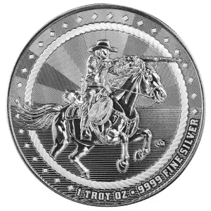 1 oz Cowboy - Rifleman Silver Round (2)