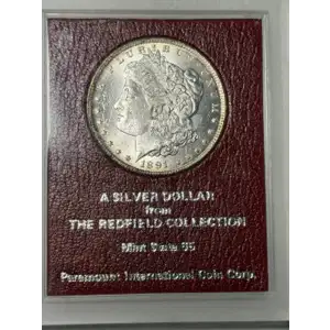 1891 CC Morgan Silver Dollar SPITTING EAGLE