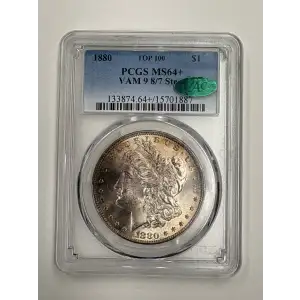 1880 $1 VAM 9, 8/7 Stem TOP 100 (2)