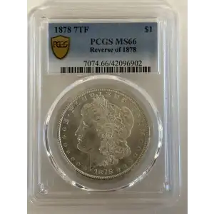 1878 7TF $1 Reverse of 1878 (3)